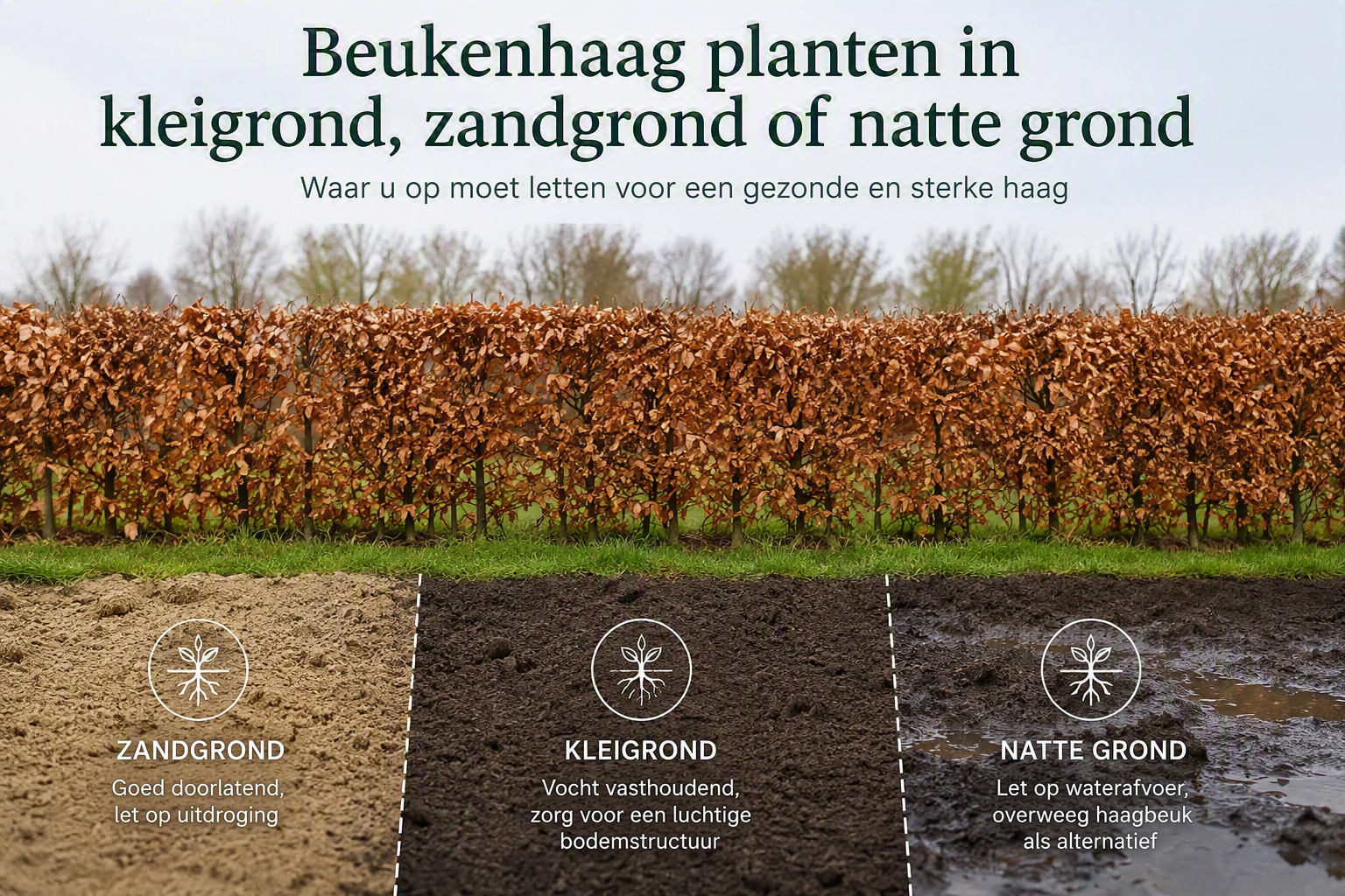 Welke grond beukenhaag