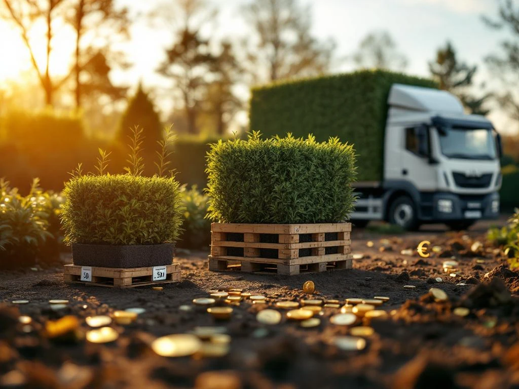 Beukenhaag planten (Fagus sylvatica) in verschillende bestellingen van klein bundeltje tot vrachtwagen vol in kwekerij